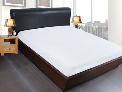 

Sferra Cotton Double Plain Bedsheet(Pack of 1, White)