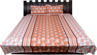 

Nathi and Nancy Cotton Double Printed Bedsheet(1 Bed Sheet & 2 Pillow Covers, Multicolor)