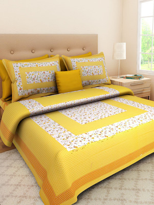 

Uniqchoice 144 TC Cotton Double King Printed Bedsheet(Multicolor67)
