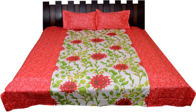 

Nathi and Nancy Cotton Double King Floral Bedsheet(1 Bed Sheet & 2 Pillow Covers, Multicolor)
