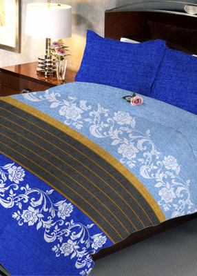 

Uber Urban 108 TC Cotton Double Abstract Bedsheet(Pack of 1, Multicolor)