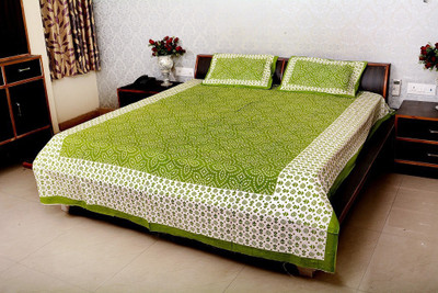 

Naiwal Fashion 160 TC Cotton Double Printed Bedsheet(Pack of 1, Multicolor)