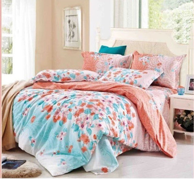 

Zesture 200 TC Polycotton Double Floral Bedsheet(Pack of 1, Multicolor)