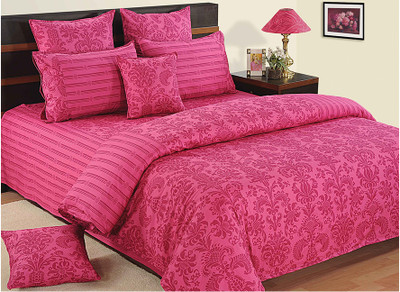 40% OFF on Swayam 240 TC Cotton Double King Printed Bedsheet(1 Bedsheet with 2 Pillow Covers, Pink) 40% OFF on Swayam 240 TC Cotton Double King Printed Bedsheet(1 Bedsheet with 2 Pillow Covers, Pink)