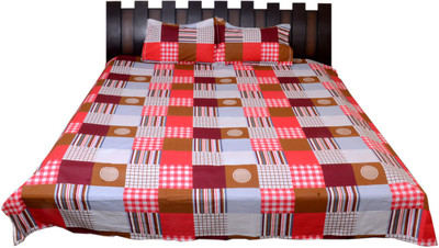 

Nathi and Nancy Cotton Double King Abstract Bedsheet(1 Bed Sheet & 2 Pillow Covers, Multicolor)