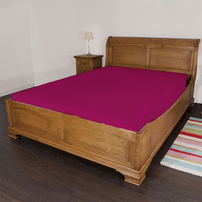 31% OFF on Scala 400 TC Cotton Single Solid Bedsheet(Pack of 1, Pink)