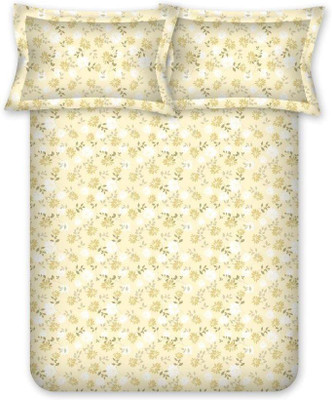 

Bombay Dyeing Cotton Double Printed Bedsheet(Brown)