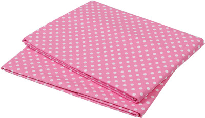 

Bacati Cotton Crib Printed Bedsheet(Pack of 2, Pink)