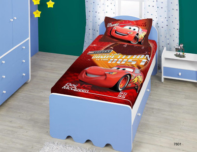 

Bombay Dyeing Cotton Single Printed Bedsheet(Pack of 1, Red)