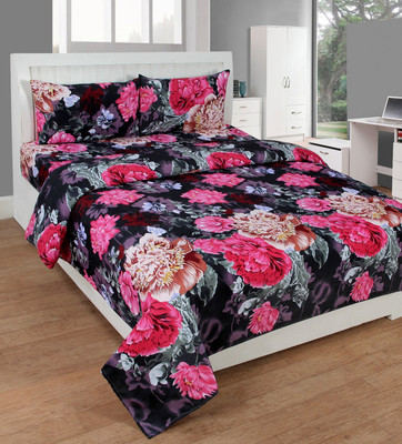 

Shreejee 140 TC Polycotton Double Floral Bedsheet(Pack of 1, Multicolor)