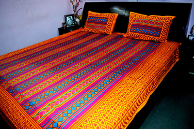 57% OFF on Rajasthani Decor 200 TC Cotton Double King Printed Bedsheet(1 Bedsheet, 2 Pillow Covers, Yellow) 57% OFF on Rajasthani Decor 200 TC Cotton Double King Printed Bedsheet(1 Bedsheet, 2 Pillow Covers, Yellow)