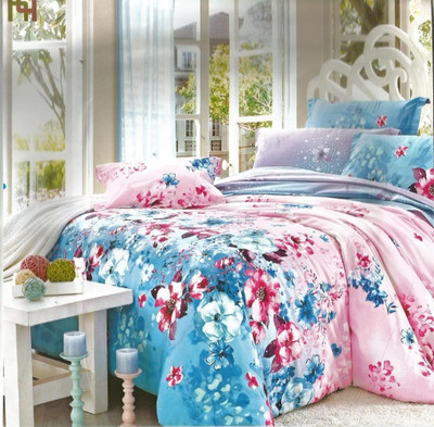 

Home Candy Cotton Double Floral Bedsheet(Pack of 1, Multicolor)