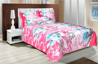 

Signature Polycotton Double King Floral Bedsheet(Pack of 1, Multicolor)