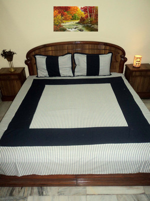 

Design Willa Cotton Double Checkered Bedsheet(Pack of 1, Multicolor)