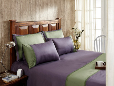 

Fisher West NY 500 TC Cotton Double King Plain Bedsheet(1 Bedsheet, 4 Pillow Cover, Multicolor)