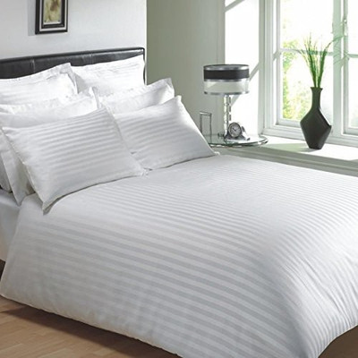 

Saraswati 100 TC Cotton Double Plain Bedsheet(Pack of 1, White)