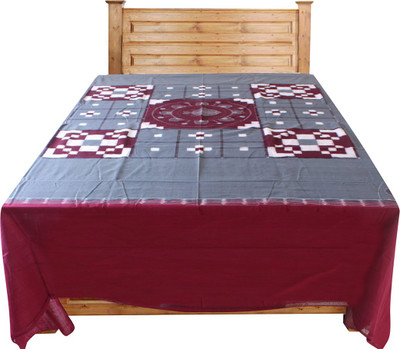 

Kadambini saree Cotton Double Self Design Bedsheet(Pack of 1, Multicolor)