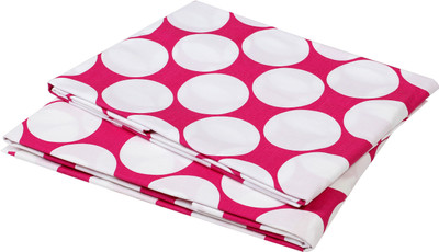 

Bacati Cotton Crib Printed Bedsheet(Pack of 2, Pink)