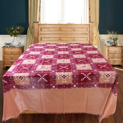 

Kadambini saree Cotton Double Self Design Bedsheet(Pack of 1, Multicolor)