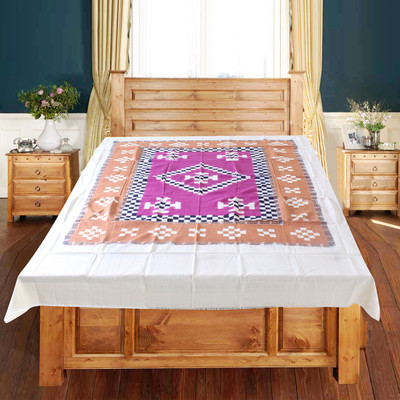 

Kadambini saree Cotton Single Self Design Bedsheet(Pack of 1, Multicolor)