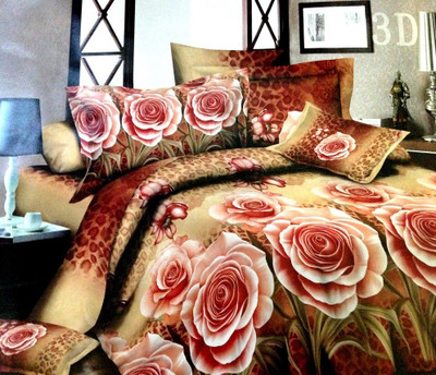 

Zesture 144 TC Polycotton Double Floral Bedsheet(Pack of 1, Multicolor)