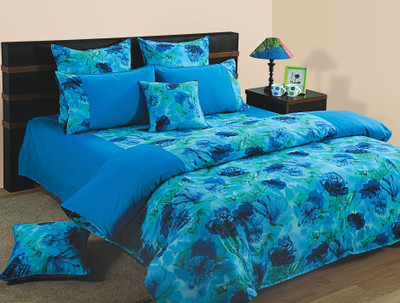 21% OFF on Swayam Floral Double Quilt(Cotton, Blue) 21% OFF on Swayam Floral Double Quilt(Cotton, Blue)