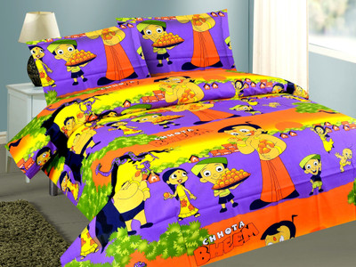 70% OFF on Indiano 144 TC Cotton Double Floral Bedsheet(Pack of 1, Purple, Yellow) 70% OFF on Indiano 144 TC Cotton Double Floral Bedsheet(Pack of 1, Purple, Yellow)