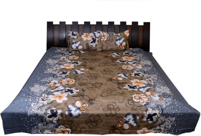 

Nathi and Nancy Cotton Double Floral Bedsheet(1 BED SHEET, 2 PILLOW COVERS, Multicolor)