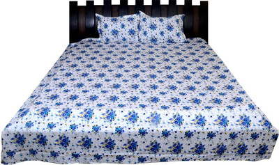 

Nathi and Nancy Cotton Double Floral Bedsheet(1 Bed Sheet & 2 Pillow Covers, Multicolor)