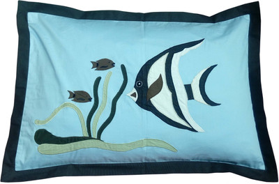 80% OFF on Hugs'n'Rugs Embroidered Pillows Cover(40 cm*60 cm, Multicolor)