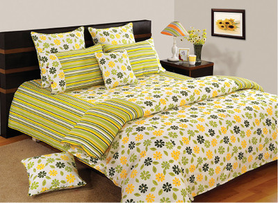 21% OFF on Swayam 210 TC Cotton Double Printed Bedsheet(1 Bedsheet, 2 Pillow Covers, Yellow) 21% OFF on Swayam 210 TC Cotton Double Printed Bedsheet(1 Bedsheet, 2 Pillow Covers, Yellow)