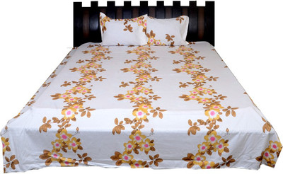 

Nathi and Nancy Cotton Double Floral Bedsheet(1 Bed Sheet & 2 Pillow Covers, Multicolor)
