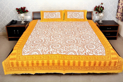 

Naiwal Fashion 250 TC Cotton Double Abstract Bedsheet(Pack of 1, Multicolor)