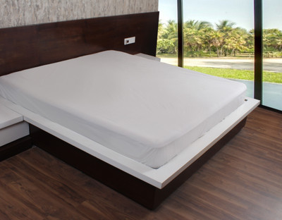 

Sferra Cotton Double Plain Bedsheet(Pack of 1, Ivory)