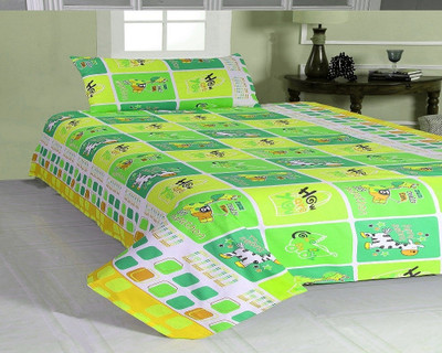 

ExpressionsHome 144 TC Cotton Single Printed Bedsheet(Pack of 1, Multicolor)