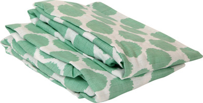 

Bacati Cotton Crib Printed Bedsheet(Pack of 2, Mint)