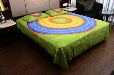 

Naiwal Fashion 250 TC Cotton Double Printed Bedsheet(Pack of 1, Multicolor)