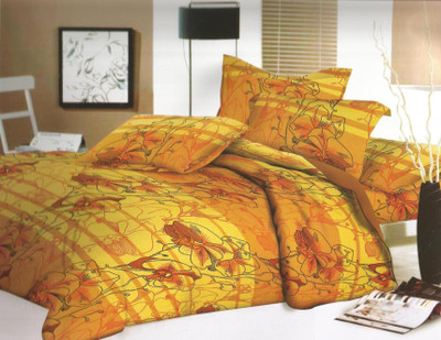

Shreejee 210 TC Cotton Double Floral Bedsheet(Pack of 1, Multicolor)