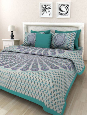 

Ruby Creation 240 TC Cotton Double Animal Bedsheet(Pack of 1, Multicolor)