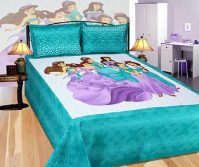 

Ruby Creation 240 TC Cotton Double Printed Bedsheet(Pack of 1, Multicolor)