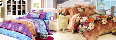 

Zesture 200 TC Polycotton Double Abstract Bedsheet(Pack of 2, Multicolor)