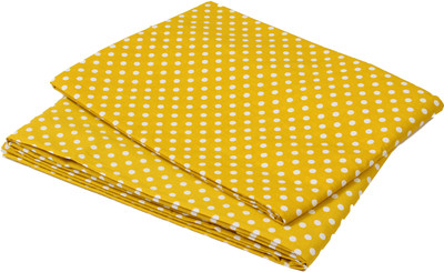 

Bacati Cotton Crib Printed Bedsheet(Pack of 2, Yellow)