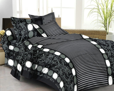 

Metro Living 150 TC Cotton Double Floral Bedsheet(1 Bedsheet and 2 pillow Covers, Multicolor)