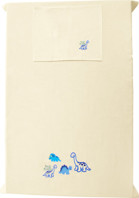 

Baby Rap 200 TC Cotton Crib Embroidered Bedsheet(Pack of 1, Yellow)