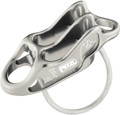 

Petzl Riverso 4 belay/rappel device Assisted Braking Belaying Device(Silver)