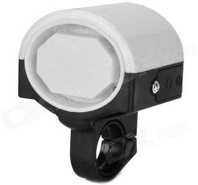 

CycLex 360 Degree Rotation Electronic Horn for Bicycle Bell(White)