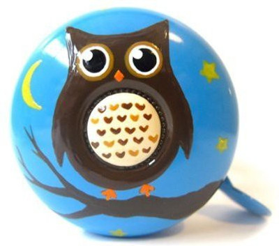 

Stop To Shop Owl Bike Bell(Blue, Brown)