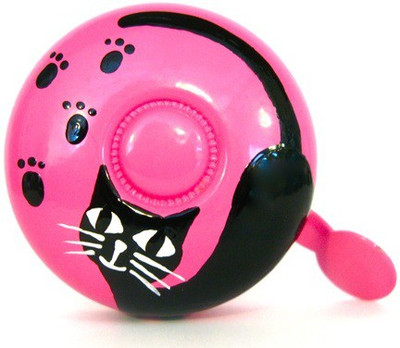 Stop To Shop Cat Bike Bell(Pink, Black, White)