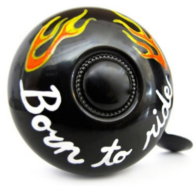 

Stop To Shop Born To Ride Bike Bell(Black, White, Red)