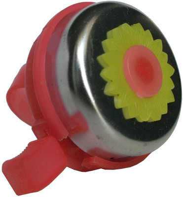 

Adraxx Flower Power Bicycle ring-2 Bell(Red)